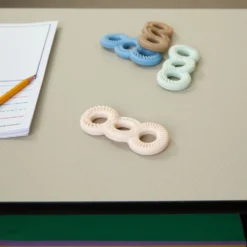 Really Good Stuff® Sensory Fidget Tactile Triple Infinity Loop - Set of 12