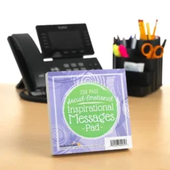 Really Good Stuff® Social-Emotional Inspirational, Motivating & Self Care Messages Pad