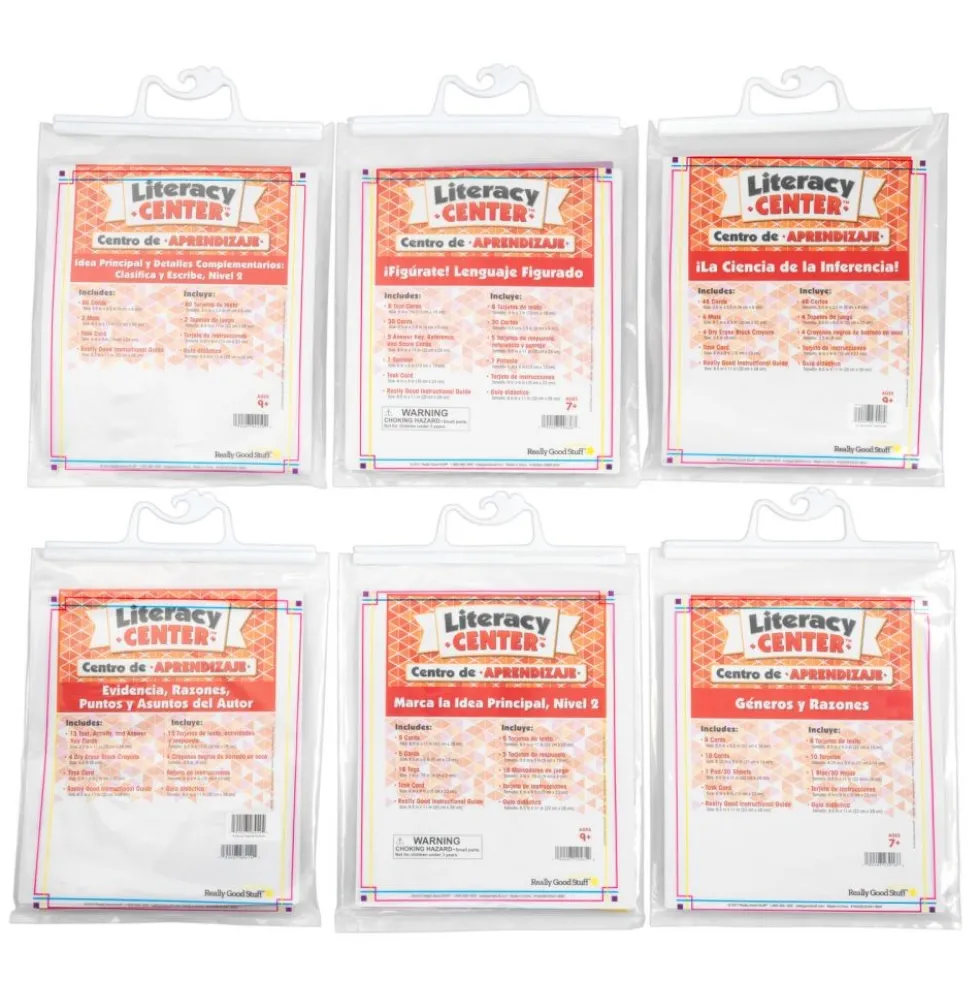 Really Good Stuff® Spanish Comprehension Literacy Centers (Centros de Aprendizaje): Grades 4-5