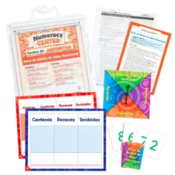Really Good Stuff® Spanish Math Skills Numeracy Centers Grades Pre K-2 (Centros de Aritmetica)