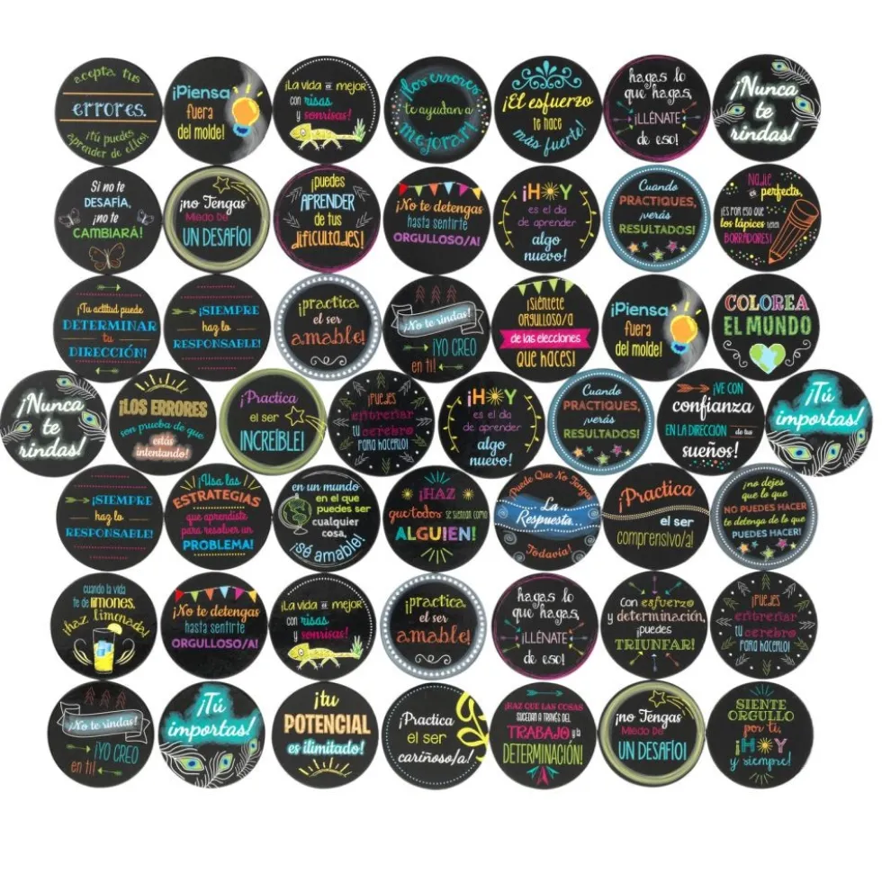 Really Good Stuff® Spanish Positive Affirmation Chips - Positive Reinforcement for Children and Students - Set of 100