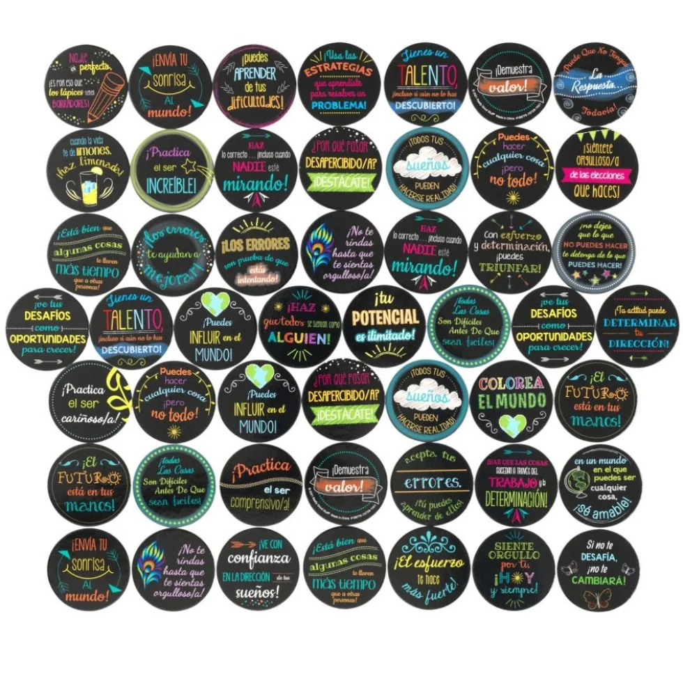 Really Good Stuff® Spanish Positive Affirmation Chips - Positive Reinforcement for Children and Students - Set of 100