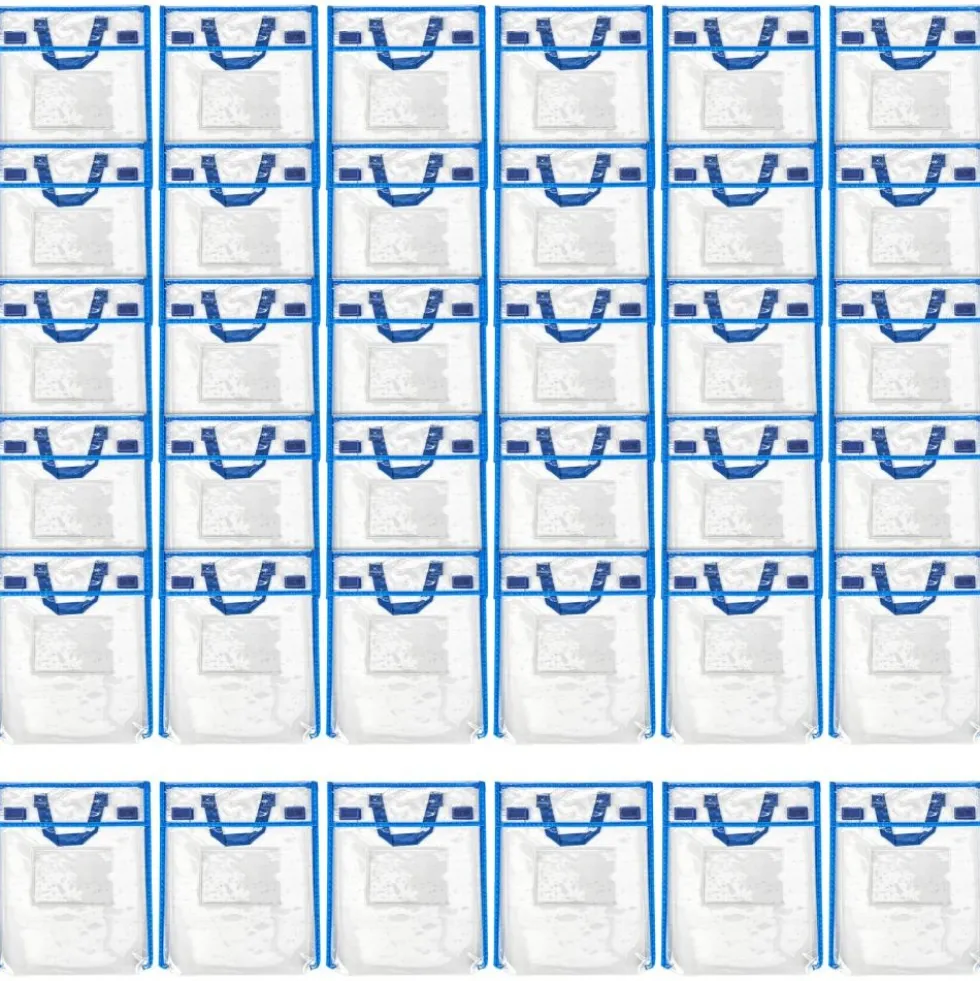 Really Good Stuff® Store More® Large Clear Book Pouch Cool and Calm - 36 Pack