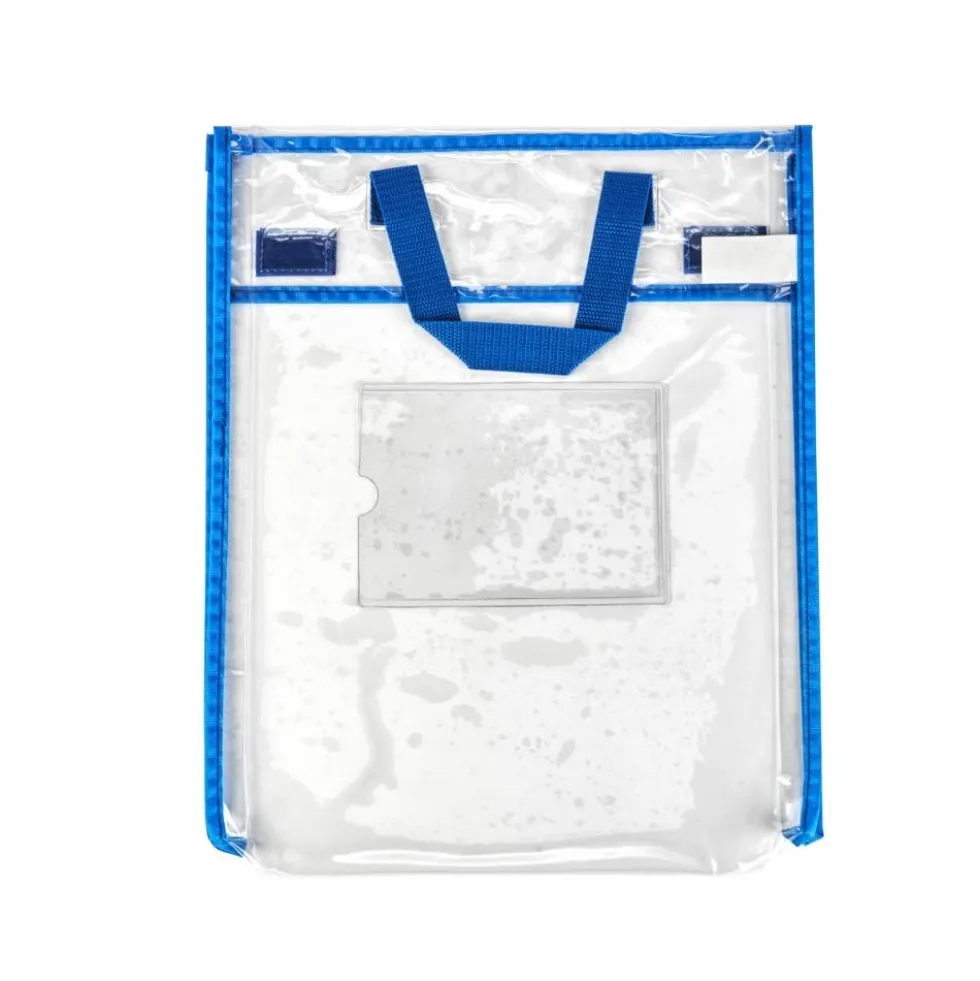 Really Good Stuff® Store More® Large Clear Book Pouch Cool and Calm - 36 Pack