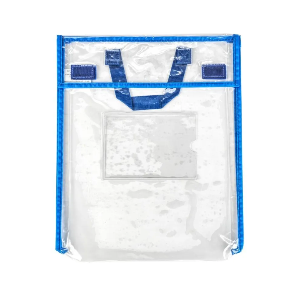 Really Good Stuff® Store More® Large Clear Book Pouch Cool and Calm - Single