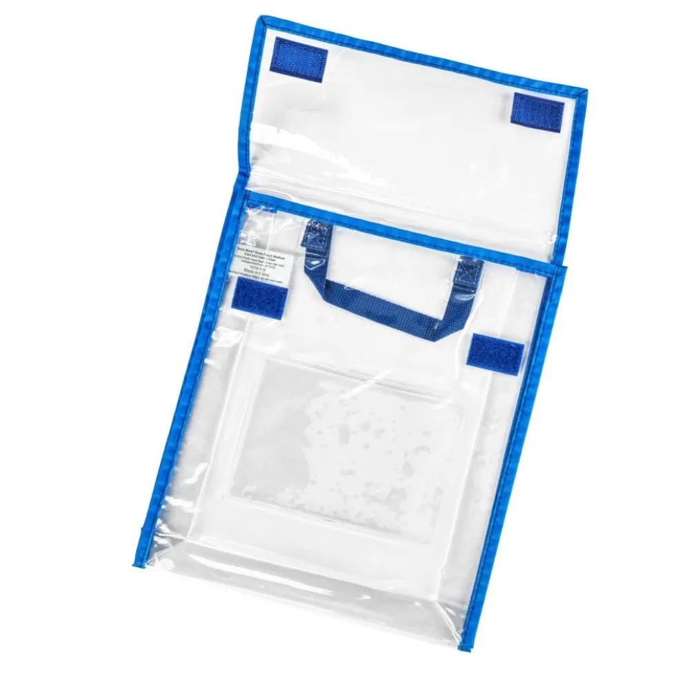 Really Good Stuff® Store More® Medium Clear Book Pouch Cool and Calm - 36 Pack
