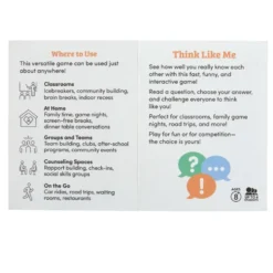 Really Good Stuff® Think Like Me Card Game