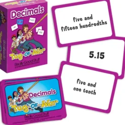 Really Good Stuff® Tug of War Intermediate Math Card Set - 5 Card Set