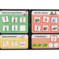Really Good Stuff® Visual Support Folder and Cards