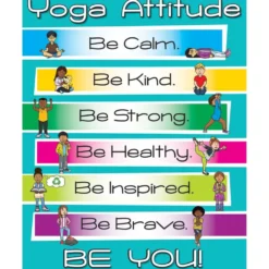 Really Good Stuff® Yoga Attitude Poster
