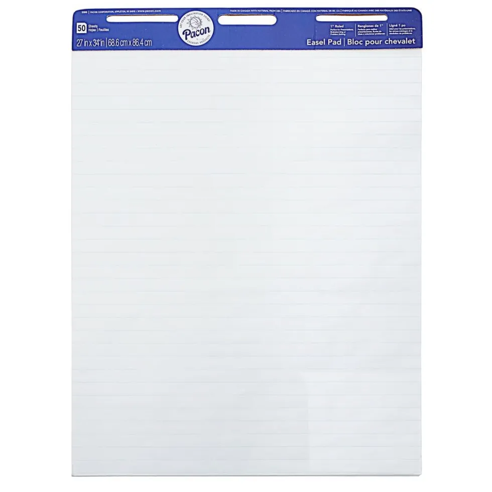 1" Ruled Chart Tablet - 50 Sheets