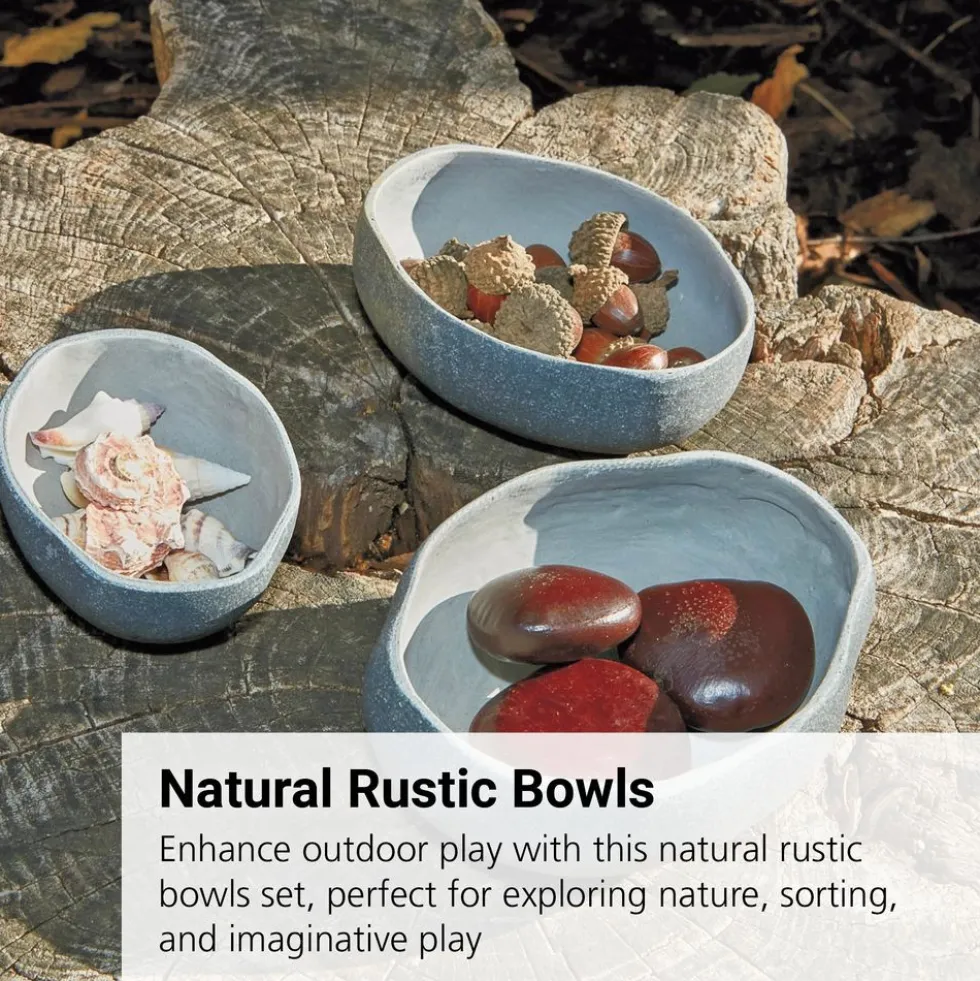 Rustic Bowls - Set of 3