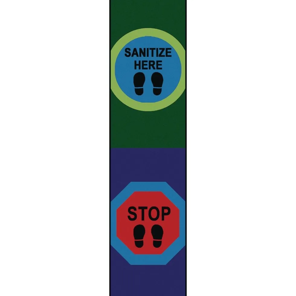 Sanitize Here Carpet Runner, 12' x 3'