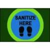 Sanitize Here Dot Rug, 4' x 6'