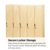 5 Section Locker with Doors