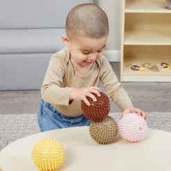 Sensory Balls, Set of 4 - Boho Colors