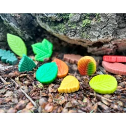 Sensory Play Stones - Leaves 12pcs