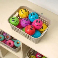 Sensory Smile Face Knobby Balls - 12 balls