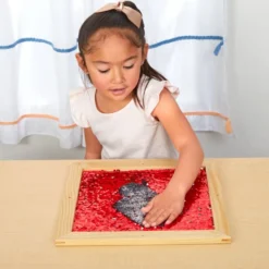 Sequin Motor Skills Frame- Red 14