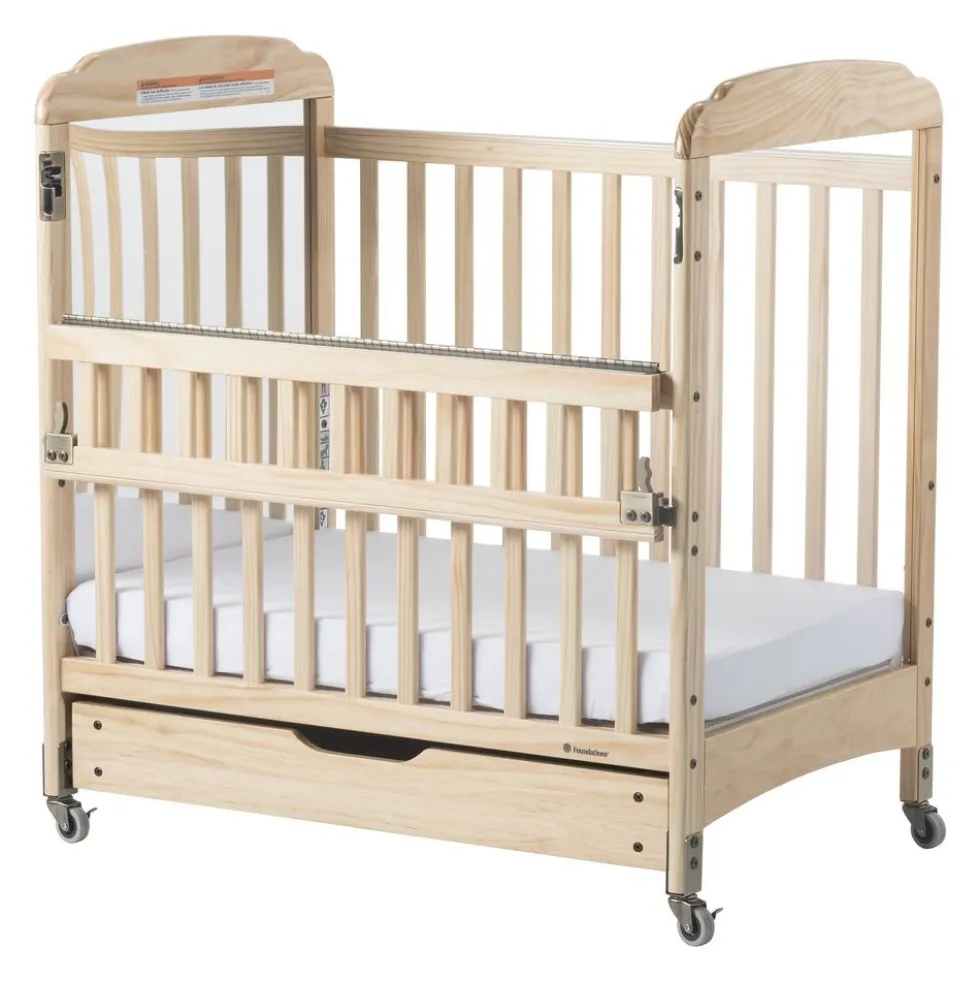 Serenity SafeReach® Side Compact Clear View Crib