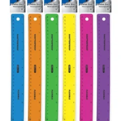 Shatterproof Flexible Rulers 12" - Set Of 12