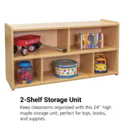2-Shelf Storage Unit, 24