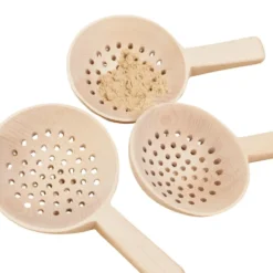 Short Handle Holey Spoons - Pack of 3