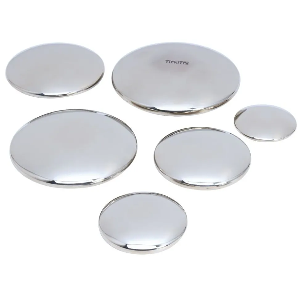 Silver Sensory Buttons - Set of 7