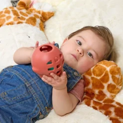 Simply Silicone Penguin Roly Rattle 5
