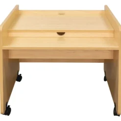 Single Just-My-Size Computer Desk - Maple/Maple, Ready to Assemble
