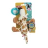 Snuggleez Pacifier and Clip Combo Set - Giraffe