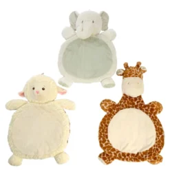 Soft Baby Mats -Elephant, Giraffe, & Lamb - Set of 3