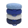 SoftScape Bean Cushions, 4-Piece - Navy/Powder Blue