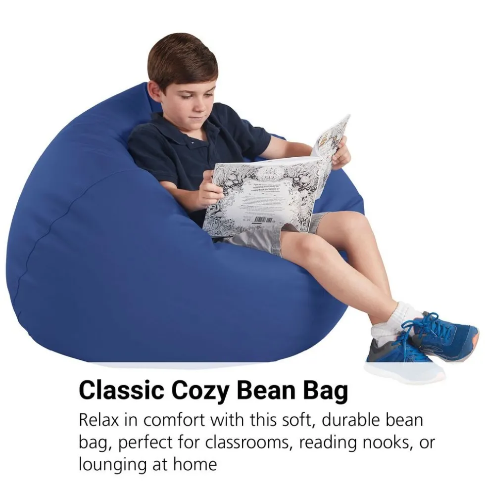SoftScape Classic 35" Standard Bean Bag - Navy