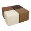 SoftScape 18" Square Ottoman 16" Height Distressed, 4-Piece - Distressed Assorted
