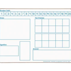 Solving Problems Two-Sided Dry Erase Boards Set - 6 Boards