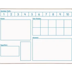 Solving Problems Two-Sided Dry Erase Boards Set - 6 Boards