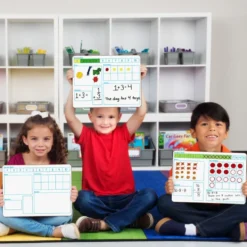 Solving Problems Two-Sided Dry Erase Boards Set - 6 Boards