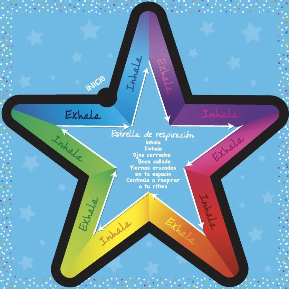 Spanish Breathing Star (Estrella de respiración) - Set of 6