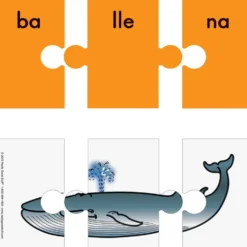 Spanish Syllable Puzzles - 1 Set