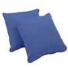 15" Square Indoor/Outdoor Pillow, 2 Pack - Denim Blue