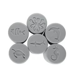 6 Stamper Rollers - Ocean Life - 12 Different Stampers