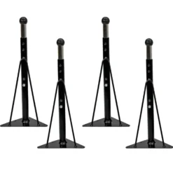 Standard Ball Glide Legs for Activity Tables in Black - 4 Pack