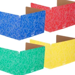 Standard Privacy Shields - Set of 12 - 4 Group Colors - Star & Swirl - Matte