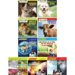 STEAM Exploration Bilingual Board Books - Spanish/English, Set of 9