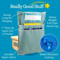 Store More® Deluxe Dual Storage Deep Pocket Chair Pocket - Calm and Cool