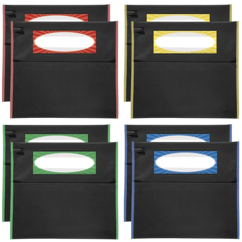 Store More® Grouping Chair Pockets - Black - 8 chair pockets