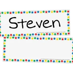 Store More® Grouping Chair Pockets - 8 chair pockets, 8 name tags