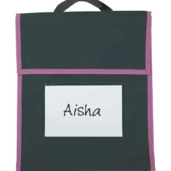 Store More® Medium Book Pouches - Black With Neon Trim - Set of 36