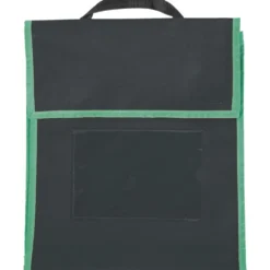 Store More® Medium Book Pouches - Black With Neon Trim - Set of 4
